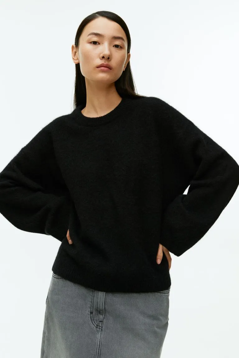 Alpaca wool blend sweater ARKET