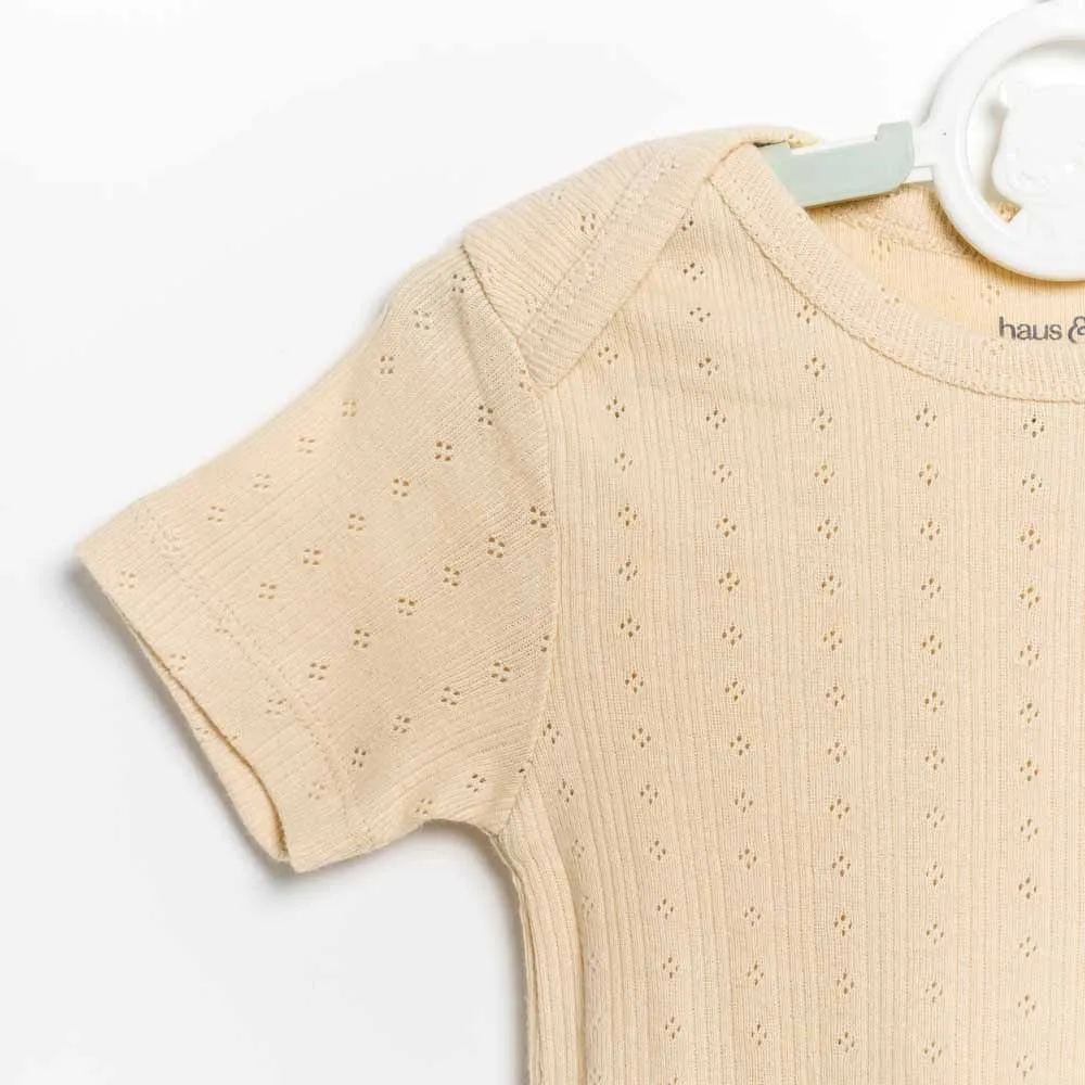 Baby Short Sleeve Onesies Pack of 2 , Unisex Collection