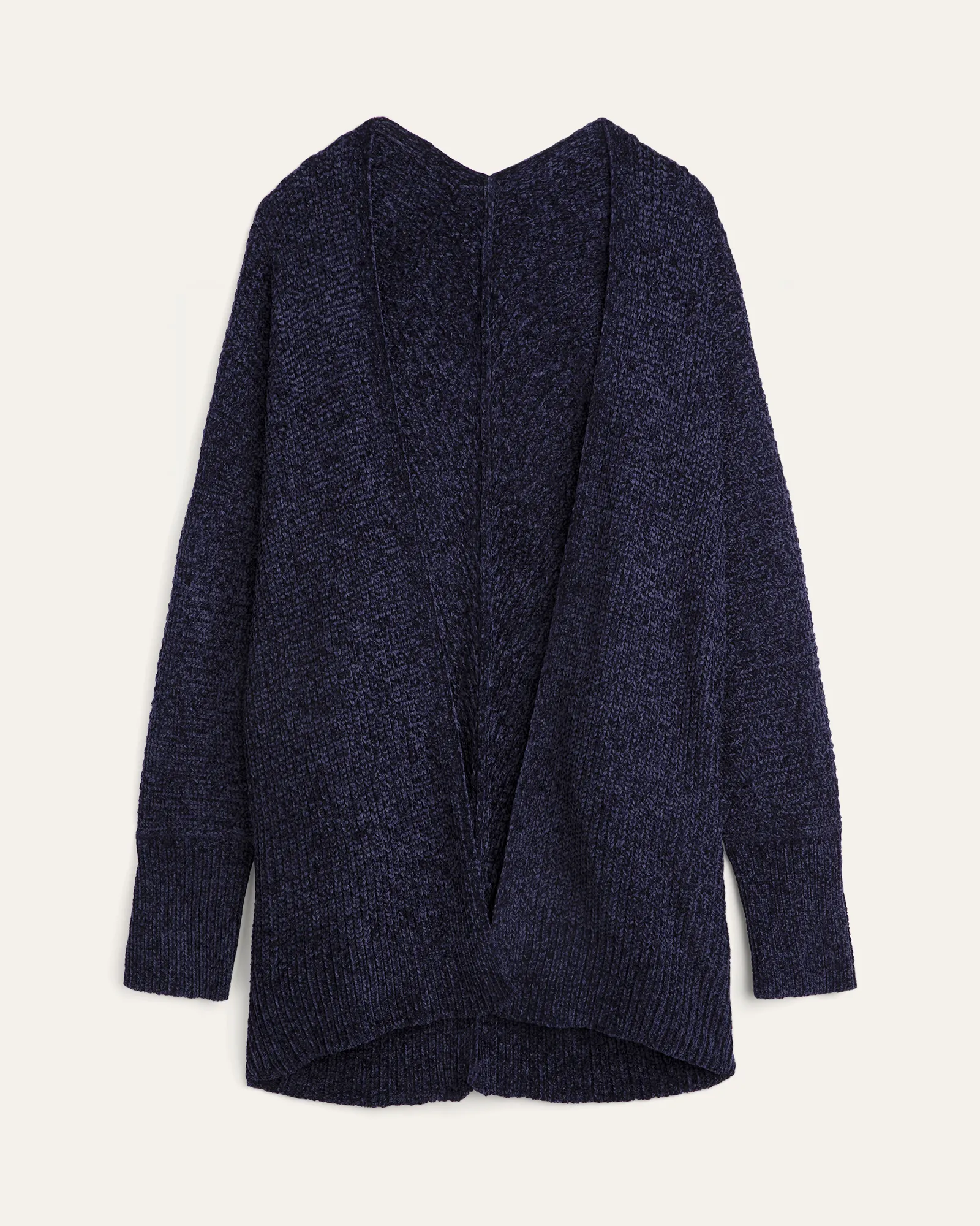 Helen Chenille Cardigan | Navy