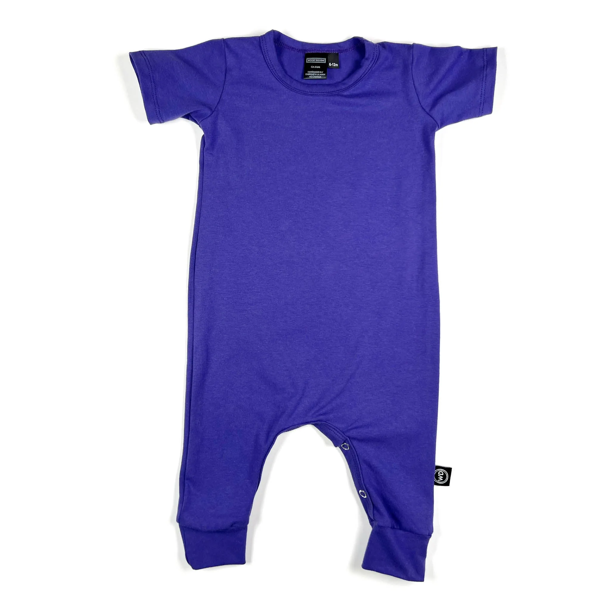 Infant Cotton Short Sleeve Lounge Romper