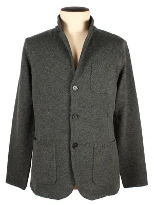 Maurizio Baldassari Winter Mouline Swacket in Green/Navy Mix