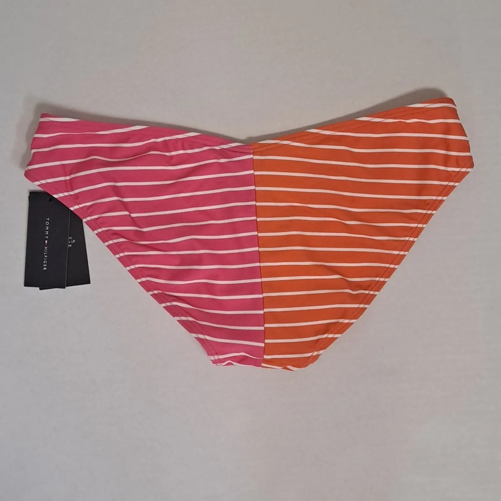 TOMMY HILFIGERSTRIPE HIGH-LEG BIKINI BOTTOM